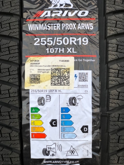 255/50/19 Arivo Winmaster ProX ARW5 107H XL