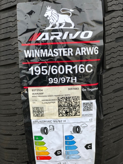 195/60/16C Arivo Winmaster ARW6 99/97H